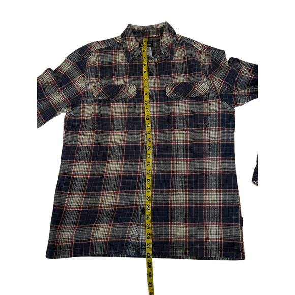 PATAGONIA M'S FJORRD MENS LONG SLEEVE BUTTON DOWN FLANNEL PLAID WARM SHIRT SZ M - Picture 11 of 13